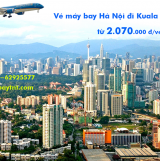 Vé máy bay Hà Nội đi Kuala Lumpur Vietnam Airlines (HAN-KUL) từ 2070k