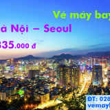 Vé máy bay Hà Nội đi Seoul (Hà Nội–Incheon) tháng 10 rẻ nhất 1.835k