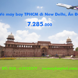 Vé máy bay TPHCM đi Delhi (Sài Gòn New Delhi) Thai Airways từ 7.285k