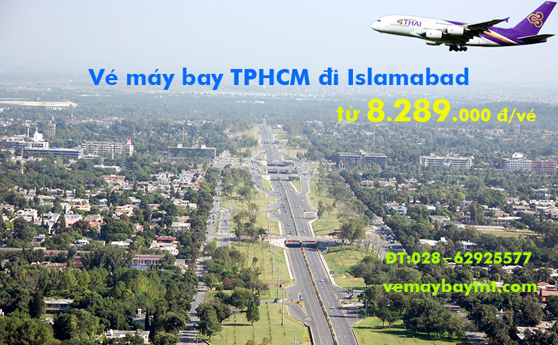 Vé máy bay TPHCM đi Islamabad (Sài Gòn – Islamabad, ISB) Thai Airways
