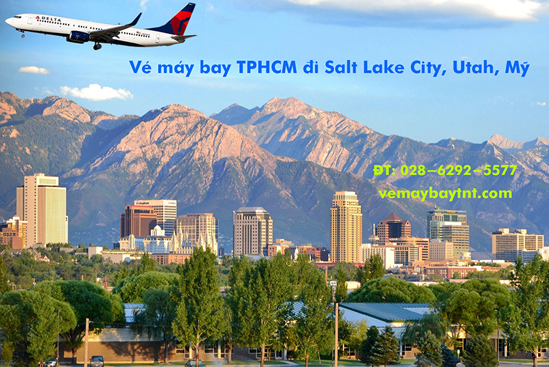 Vé máy bay TPHCM Sài Gòn đi Salt Lake City, Utah hãng Delta Airlines