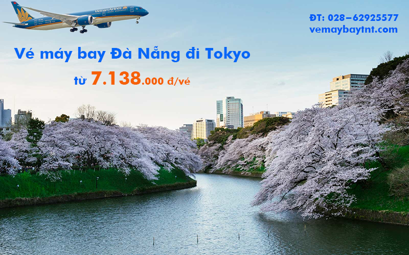 Vé máy bay Vietnam Airlines Đà Nẵng đi Tokyo (DAD – NRT) từ 7138k