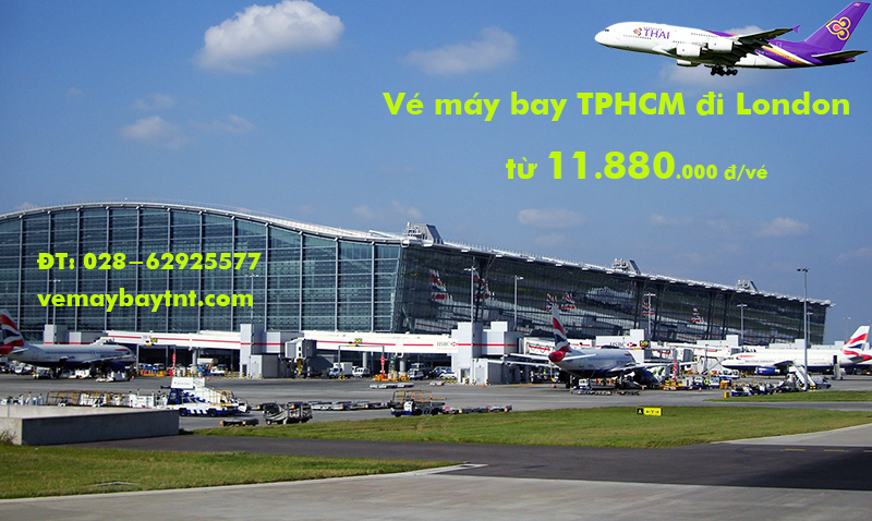 Vé máy bay Thai Airways TPHCM đi London (Sài Gòn London, LHR)