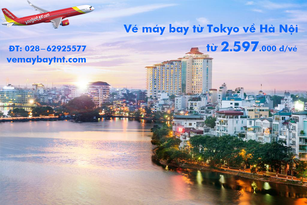 Vé máy bay từ Tokyo về Hà Nội, Tokyo về TPHCM từ 2.597k