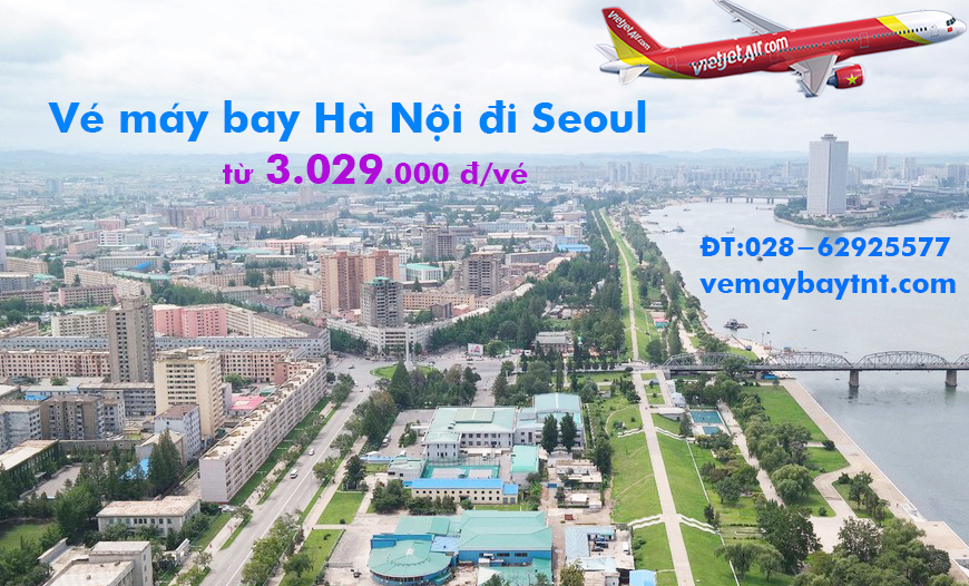 Vé máy bay Hà Nội Seoul (Hà Nội đi Incheon, ICN) Vietjet Air từ 3.029k