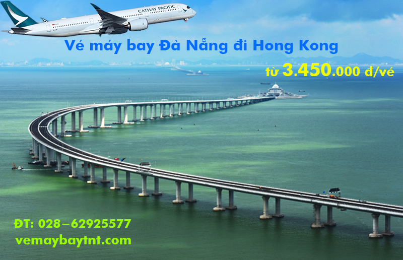 Vé máy bay Đà Nẵng Hong Kong (DAD – HKG) Cathay Pacific từ 3.450k