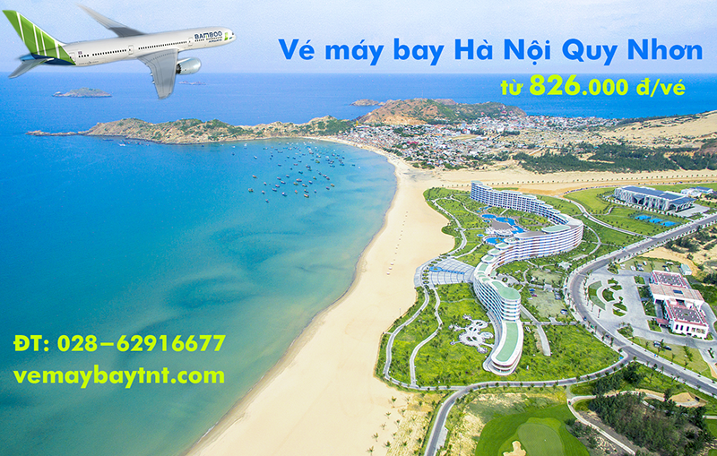 Vé máy bay Hà Nội Quy Nhơn (Hà Nội đi Phù Cát) tại vemaybaytnt.com
