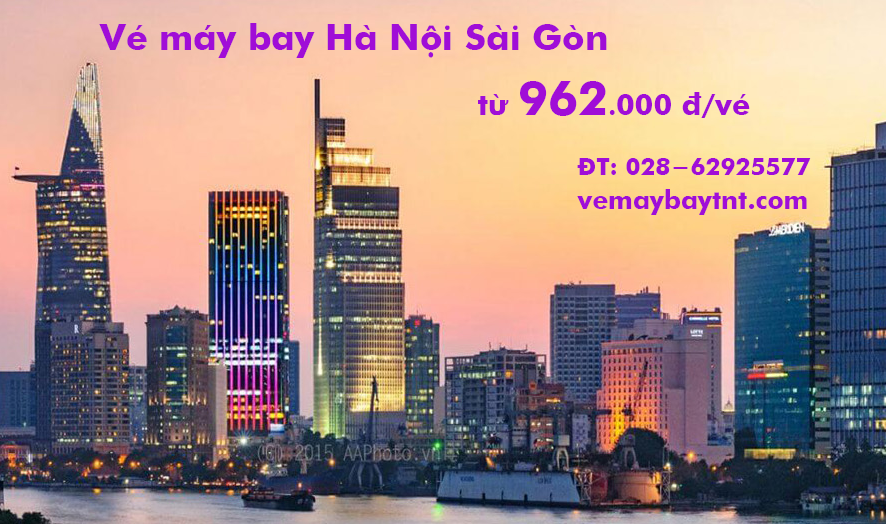 Vé máy bay Hà Nội Sài Gòn tháng 4/2020 (Hà Nội đi TPHCM) từ 962k