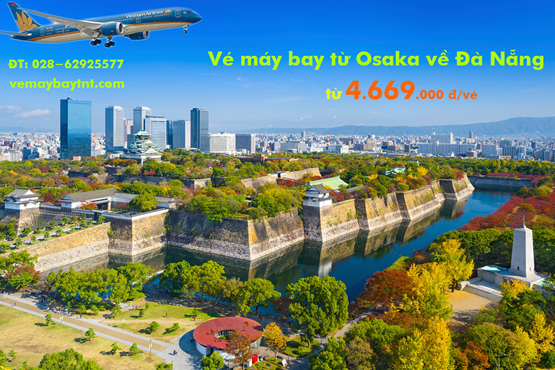 Vé máy bay từ Osaka về Đà Nẵng (KIX – DAD) giá rẻ nhất từ 4669k