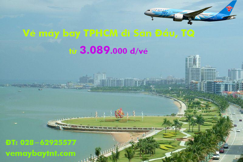Vé máy bay TPHCM đi Sán Đầu (Sài Gòn – Shantou, Quảng Đông) từ 3.089k