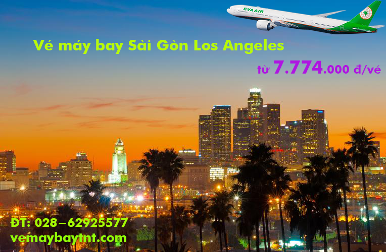 Vé máy bay Sài Gòn Los Angeles giá rẻ tại vemaybaytnt.com từ 7.774k