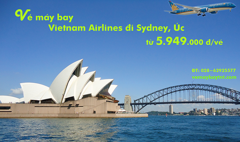 Vé máy bay Vietnam Airlines đi Sydney, Úc giá rẻ nhất từ 5.949.000 đ