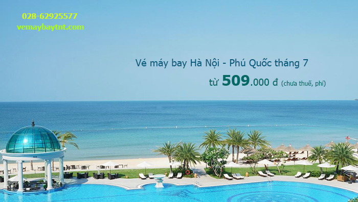 Vé máy bay Hà Nội Phú Quốc tháng 7/2020 rẻ nhất từ 509.000 đ