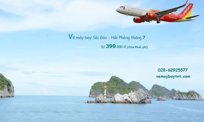 Vé máy bay Sài Gòn Hải Phòng tháng 7/2020 từ 399.000 đ