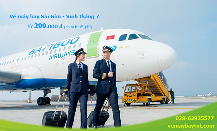 Vé máy bay Sài Gòn Vinh tháng 7/2020 từ 299.000 đ