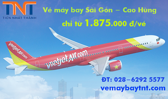 Vé máy bay Sài Gòn đi Cao Hùng (TPHCM đi Kaohsiung) Vietjet Air