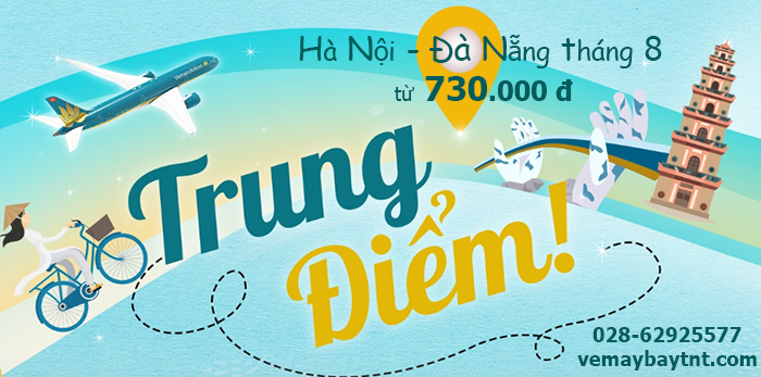 Vé máy bay Hà Nội Đà Nẵng tháng 8/2020 từ 730.000 đ