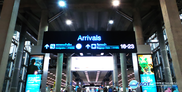 Hướng dẫn thủ tục đến – Arrival tại sân bay Suvarnabhumi, Bankok