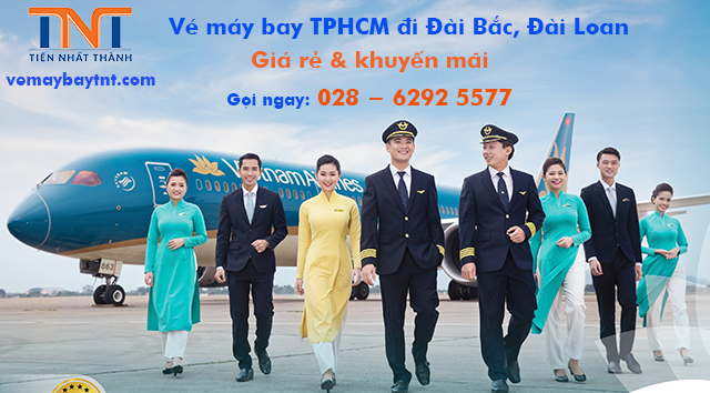 Giá vé máy bay Vietnam Airlines TPHCM đi Đài Bắc (Taipei, Đài Loan)