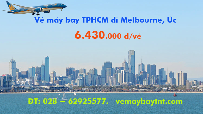 Vé máy bay TPHCM đi Melbourne (Sài Gòn - Melbourne) Vietnam Airlines