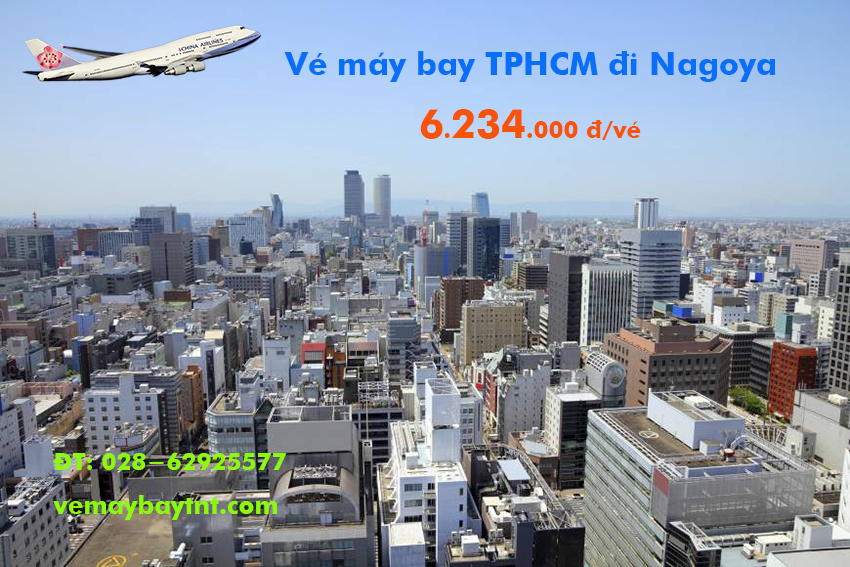 Vé máy bay TPHCM đi Nagoya (Sài Gòn Nagoya) China Airlines từ 6.234k